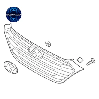 جلو پنجره فابریک هیوندای توسان (2015-2018) | گریل رادیاتور توسان TL